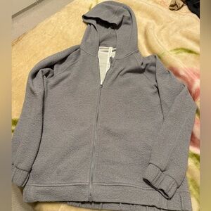 Lululemon size L hoodie, gray/lavender color